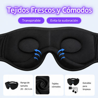 Máscara para dormir bluetooth