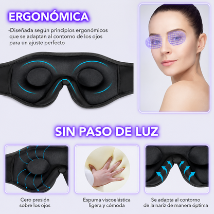 Máscara para dormir bluetooth