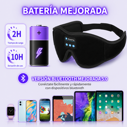 Máscara para dormir bluetooth