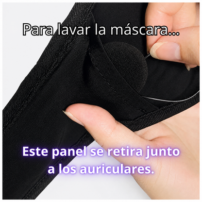 Máscara para dormir bluetooth