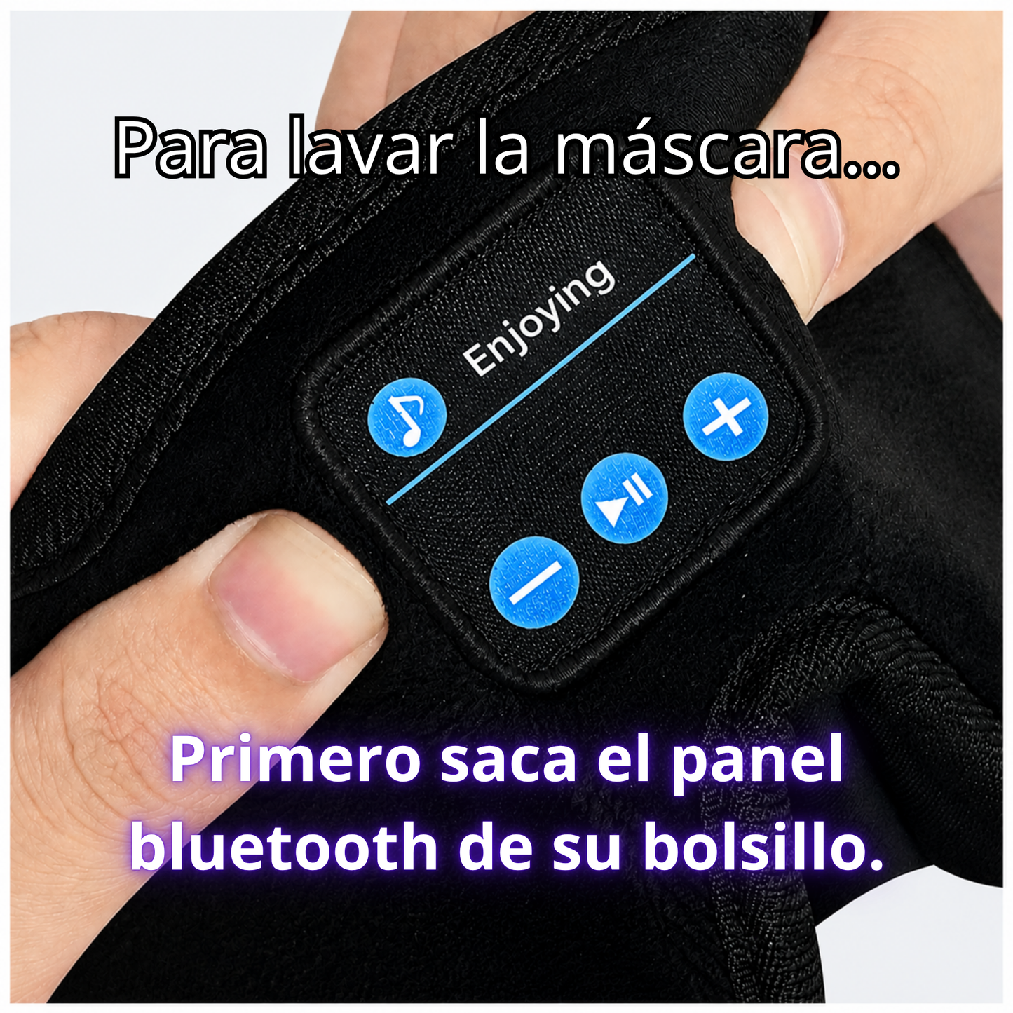 Máscara para dormir bluetooth